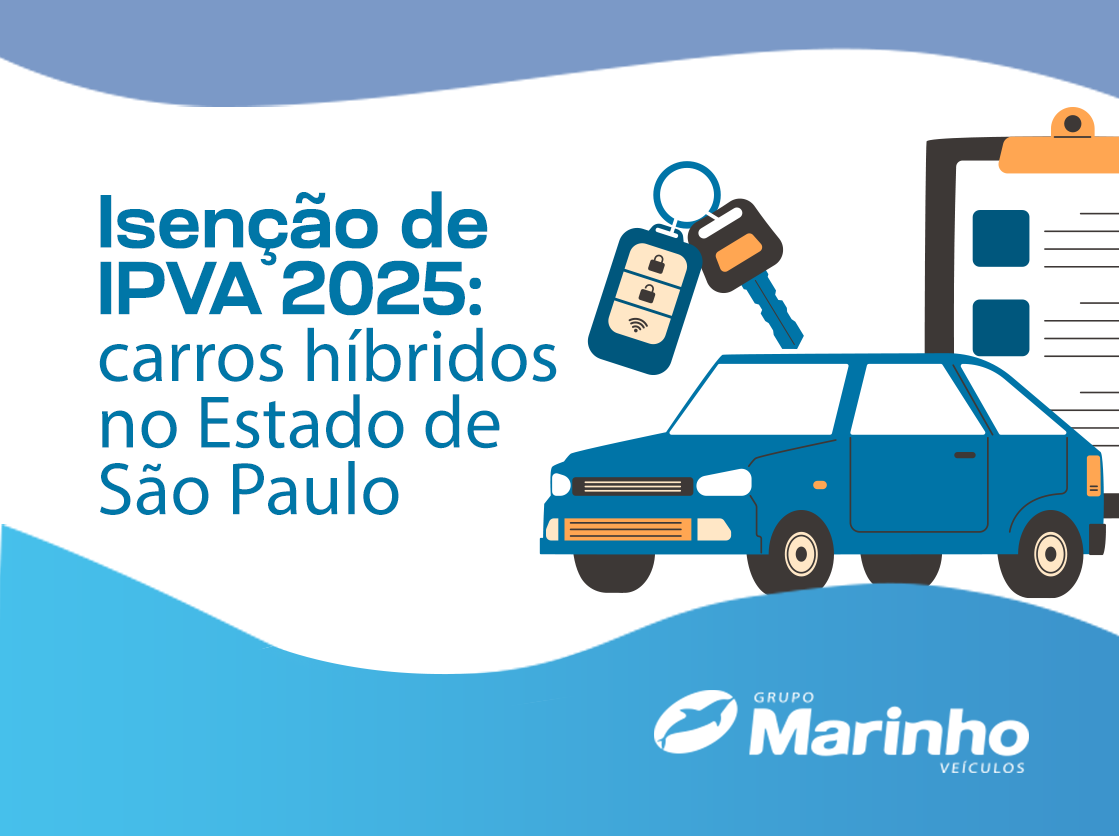 Isenção de IPVA 2025: carros híbridos no Estado de São Paulo