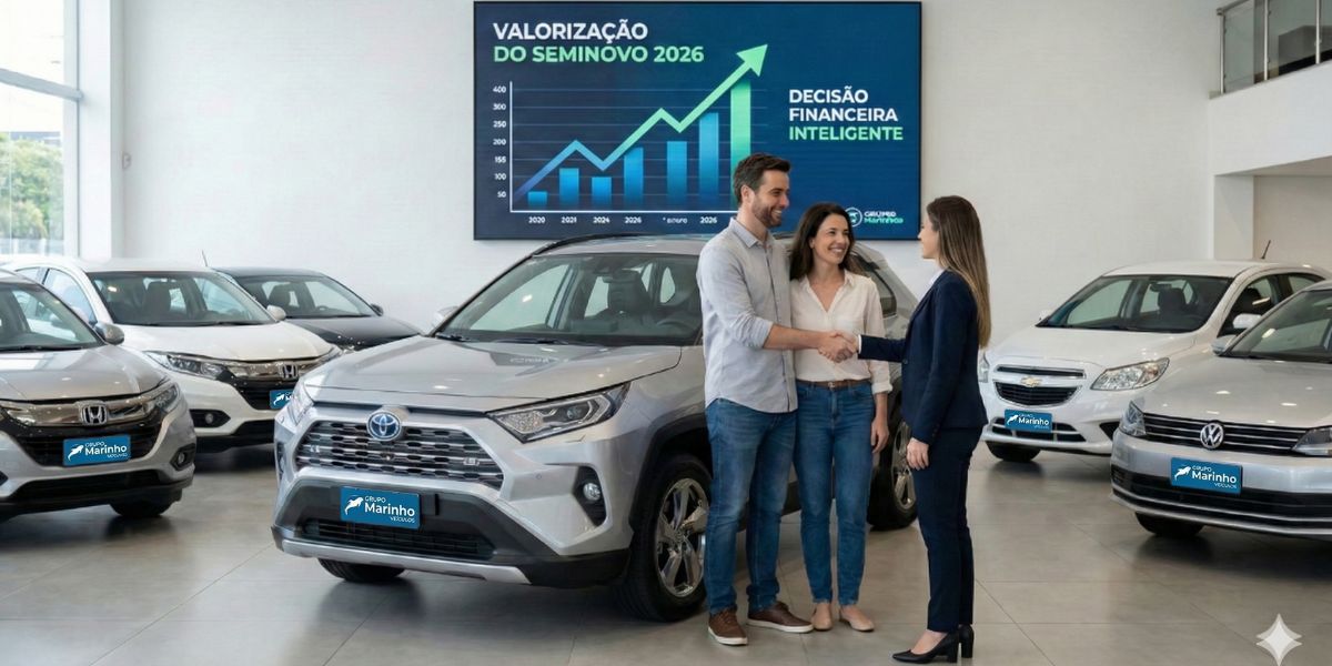 Investimento em 2026: por que comprar seminovos pode ser uma decisão financeira inteligente