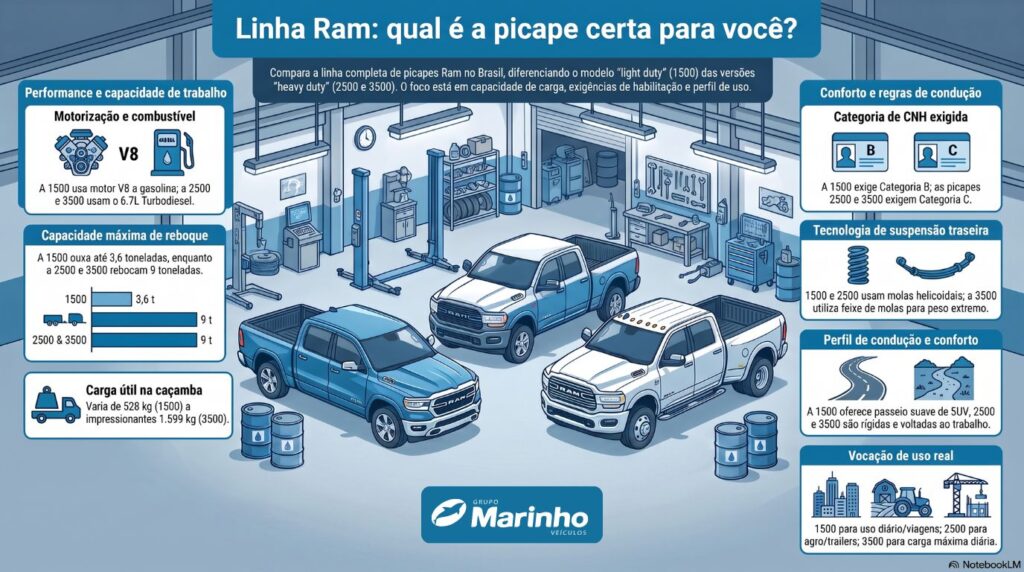 linha ram completa